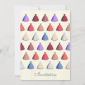 Invitation à la soirée de robe de cocktail événeme (Dos)