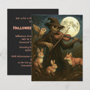 Invitation à la soirée de sérénade de l'épouvantai