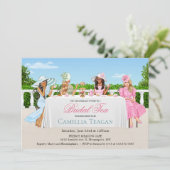 Invitation à la Soirée de Thé de Mariage pour Dame (Debout devant)