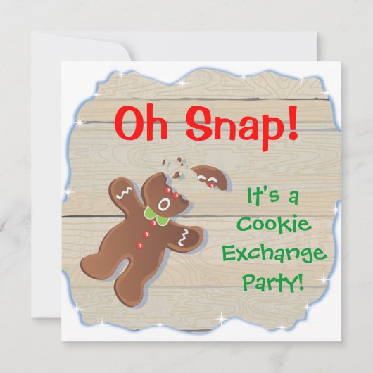 Invitation à la soirée d'échange de biscuits de No (Devant)