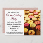 Invitation à la soirée dégustation de vin (Devant / Derrière)