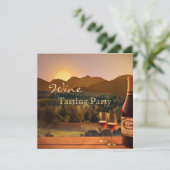 Invitation à la soirée dégustation de vin (Debout devant)