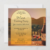 Invitation à la soirée dégustation de vin (Dos)