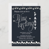 Invitation à la soirée dégustation de vin Blanc no (Devant)