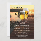 Invitation à la soirée d'enterrement de vie de gar (Devant)