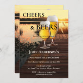 Invitation à la soirée d'enterrement de vie de gar (Devant / Derrière)