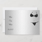 Invitation à la soirée d'enterrement de vie de gar (Dos)