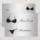Invitation à la soirée d'enterrement de vie de gar (Devant / Derrière)