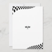 Invitation à la soirée d'enterrement de vie de gar (Dos)