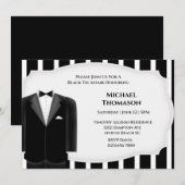 Invitation à la soirée d'enterrement de vie de gar (Devant / Derrière)