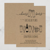 Invitation à la soirée d'enterrement de vie de gar (Devant / Derrière)