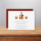 Invitation à la soirée d'enterrement de vie de gar