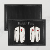 Invitation à la soirée d'enterrement de vie de gar (Devant / Derrière)