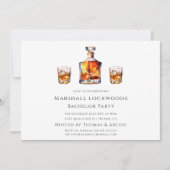 Invitation à la soirée d'enterrement de vie de gar (Devant)