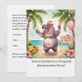 Invitation à la soirée d'enterrement de vie de jeu (Devant / Derrière)