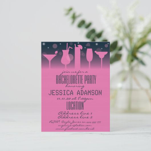 Invitation à la soirée d'enterrement de vie de jeu (Debout devant)