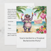 Invitation à la soirée d'enterrement de vie de jeu (Devant / Derrière)