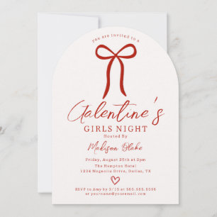 Invitation à la soirée des filles pour la Saint-Va