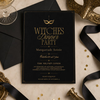 Invitation à la soirée des sorcières