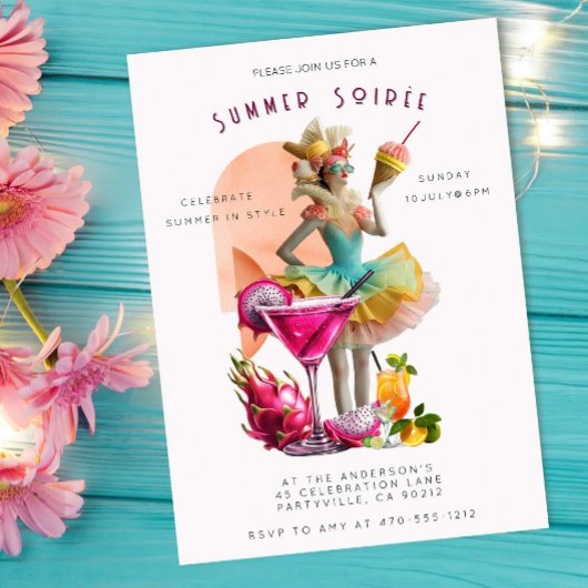 Invitation à la soirée d'été