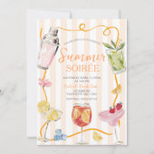 Invitation à la Soirée d'Été Cocktail (Devant)