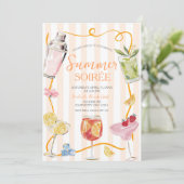 Invitation à la Soirée d'Été Cocktail (Debout devant)