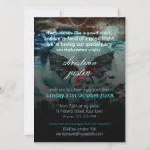 Invitation à la soirée d'Halloween au cimetière so (Dos)