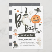 Invitation à la soirée d'Halloween - Fête costumée (Devant / Derrière)