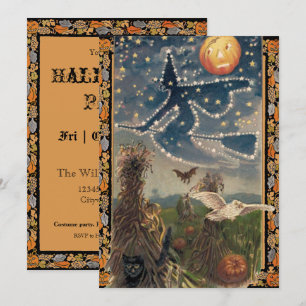 Invitation à la soirée d'Halloween Starry