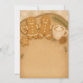 Invitation à la Soirée d'Hiver Gingerbread & Giggl (Dos)