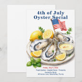 Invitation à la Soirée d'Huîtres du 14 Juillet Côt (Devant / Derrière)