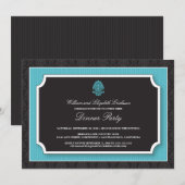 Invitation à la soirée Dîner-soirée élégante à Dam (Devant / Derrière)