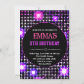 Invitation à la soirée disco (Devant)