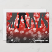 Invitation à la soirée disco Inferno Bachelorette (Dos)