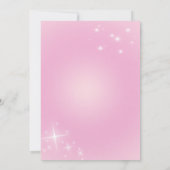 Invitation à la soirée Disco Rose moderne pour cow (Dos)