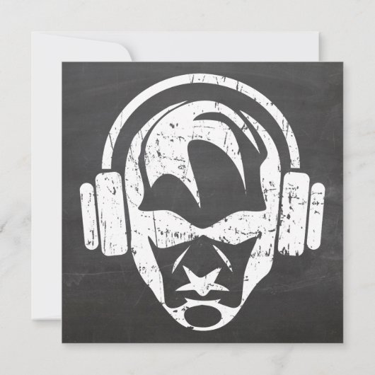 Invitation à la soirée DJ EDM (Dos)