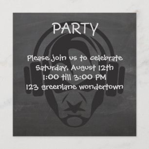 Invitation à la soirée DJ EDM