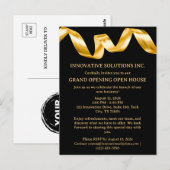Invitation à la soirée d'ouverture de la nouvelle (Devant / Derrière)