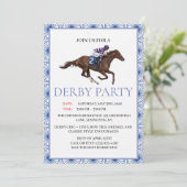 Invitation à la soirée du Derby de course de cheva (Debout devant)