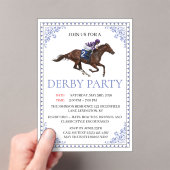 Invitation à la soirée du Derby de course de cheva (In situ (ordinateur de poche))