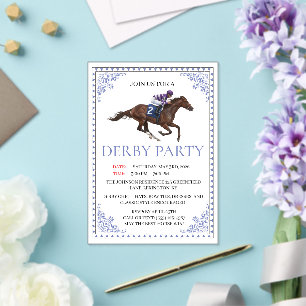 Invitation à la soirée du Derby de course de cheva