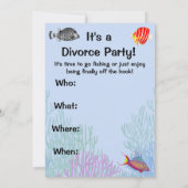 Invitation à la soirée du Divorce de poissons de C (Dos)