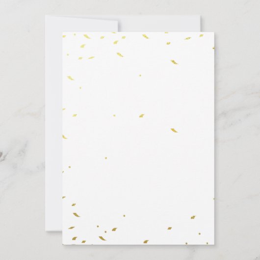 Invitation à la soirée du Nouvel An à compte à reb (Dos)