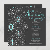 Invitation à la Soirée du Nouvel An de Sparkle (Devant / Derrière)