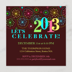 Invitation à la Soirée du Nouvel An de Sparkle