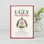 Invitation à la soirée du pull de Noël laid (Debout devant)