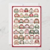 Invitation à la soirée du pull de Noël laid (Dos)