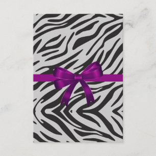 Invitation à la soirée entre filles thème Zèbre av