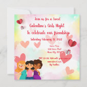 Invitation à la soirée Galentine´s Girls Night (Devant)