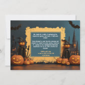 Invitation à la Soirée Halloween de la Congrégatio (Dos)